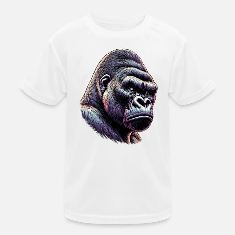 Gorilla Kinder Funktions-T-Shirt