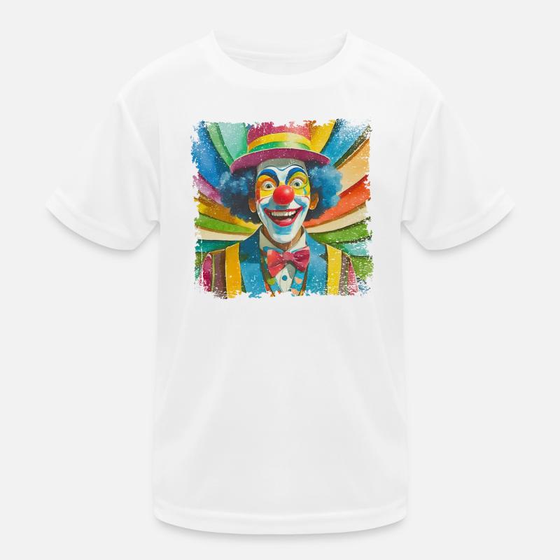 clown drôle dans un style comique T-shirt sport Enfant