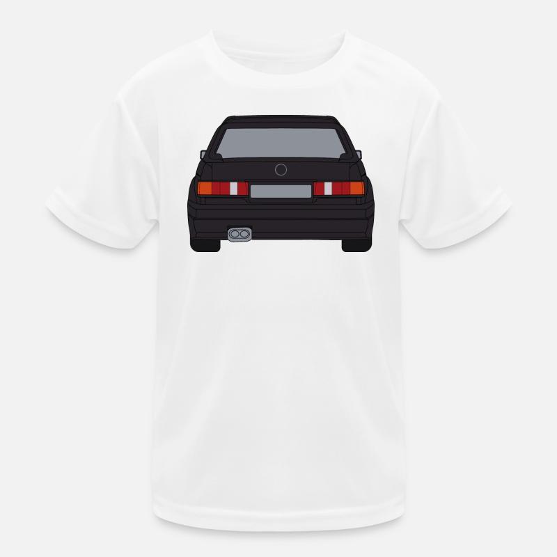 Conception de silhouette de voiture de sport rétro T-shirt sport Enfant