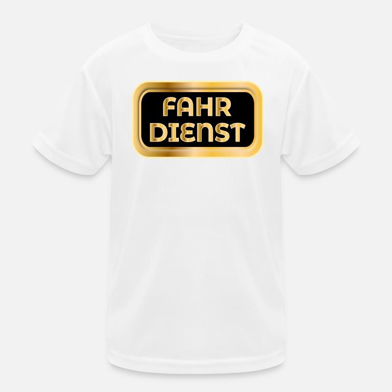 FAHRDIENST TRANSPORT Kinder Funktions-T-Shirt