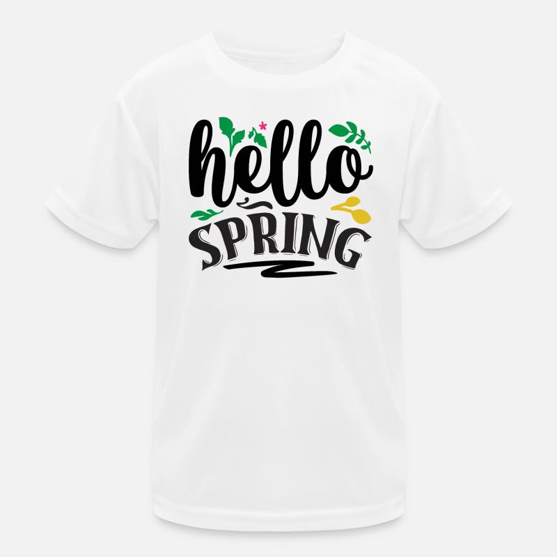 Hello Spring Kids Functional T-Shirt