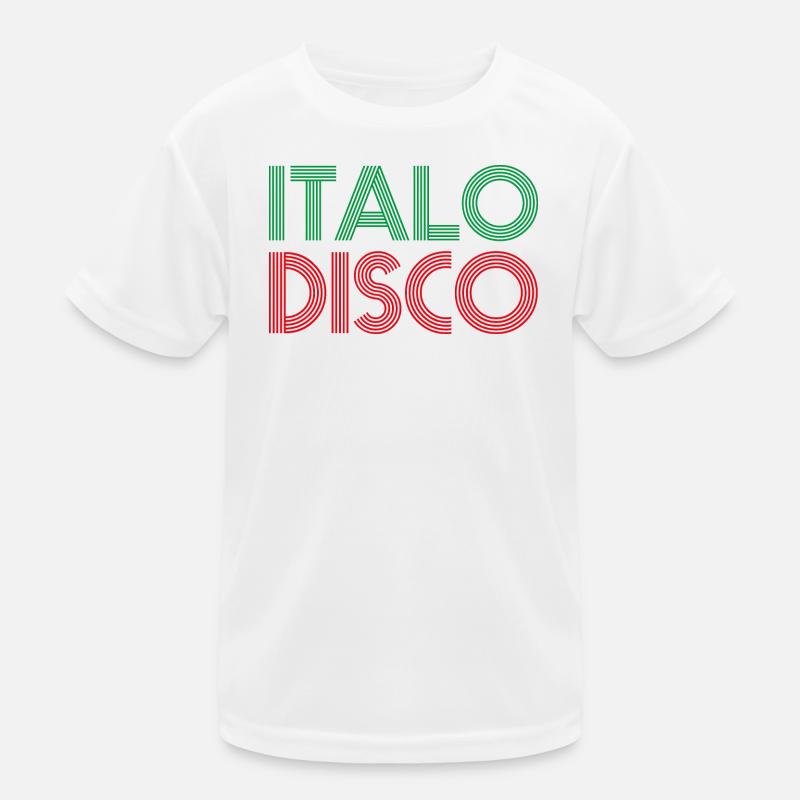 ITALO DISCO Kinder Funktions-T-Shirt