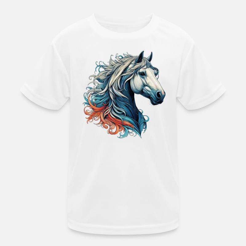 Horse Kids Functional T-Shirt