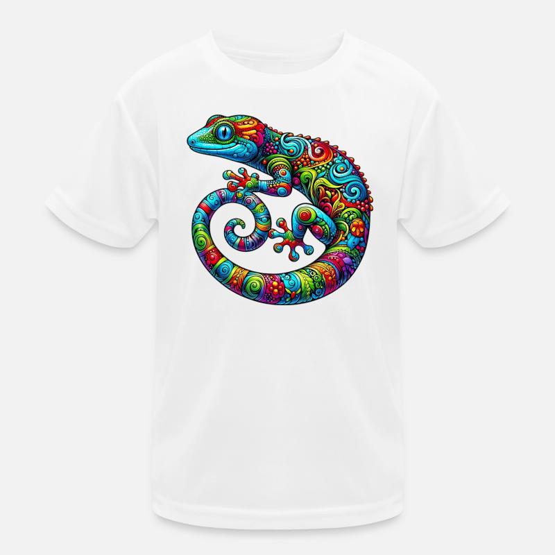Gecko Kinder Funktions-T-Shirt