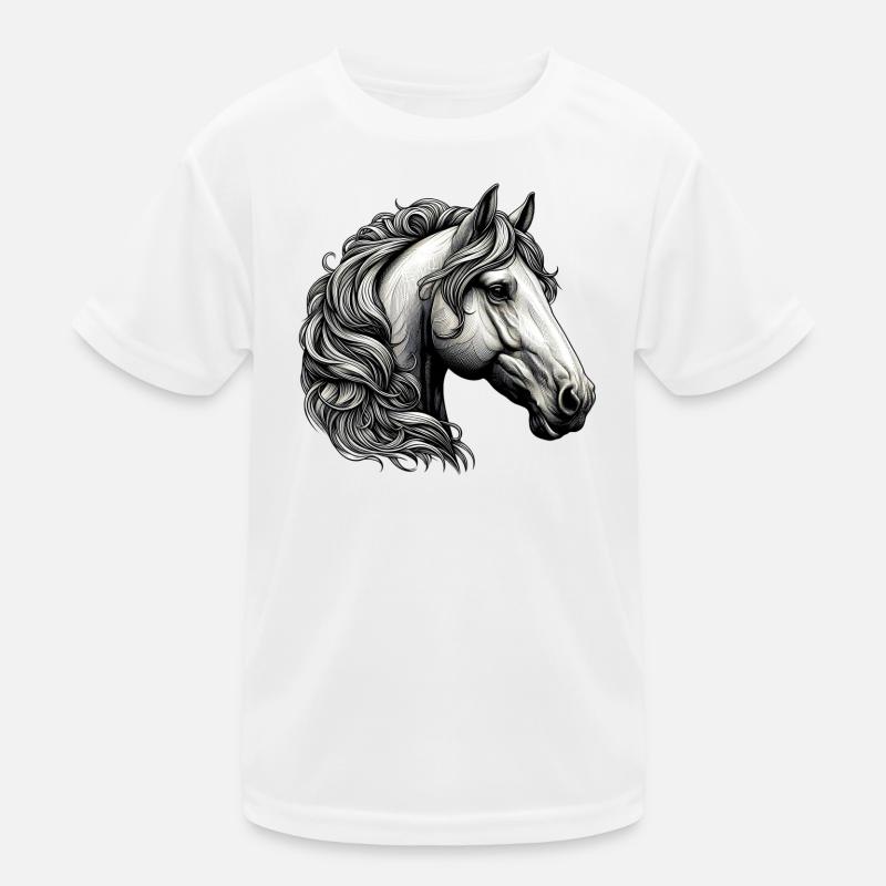Horse Kids Functional T-Shirt