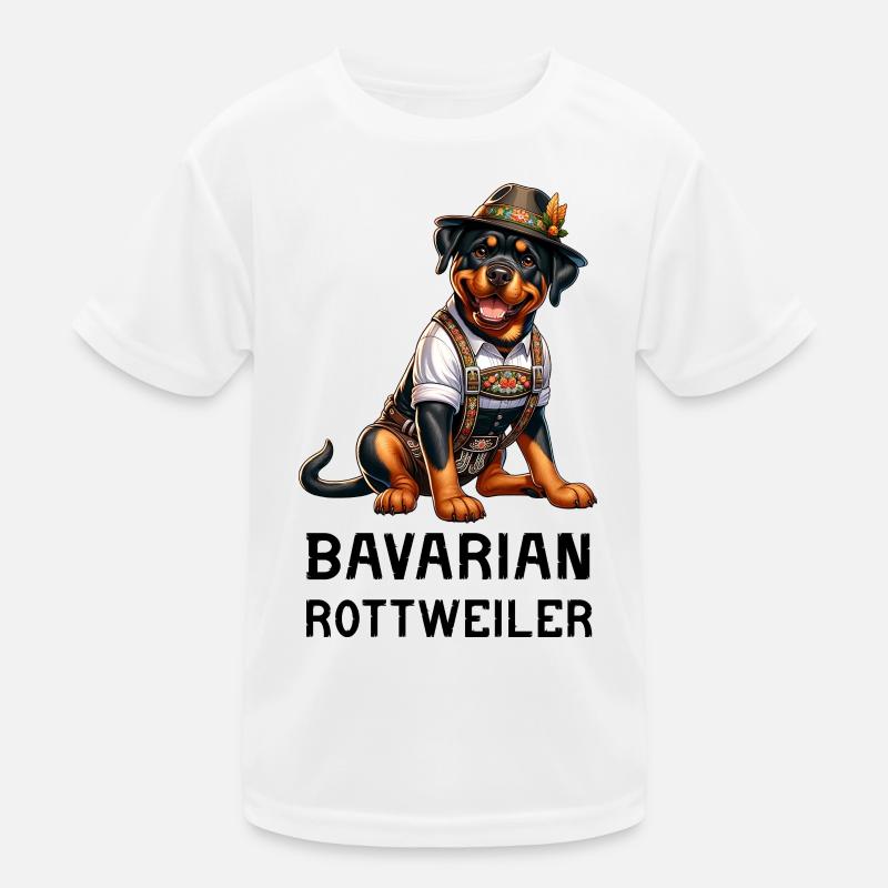 Rottweiler Bayern Design T-shirt sport Enfant