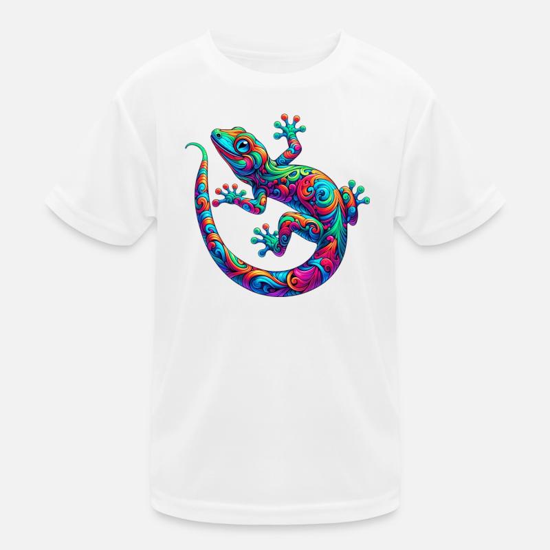 Gecko Kinder Funktions-T-Shirt