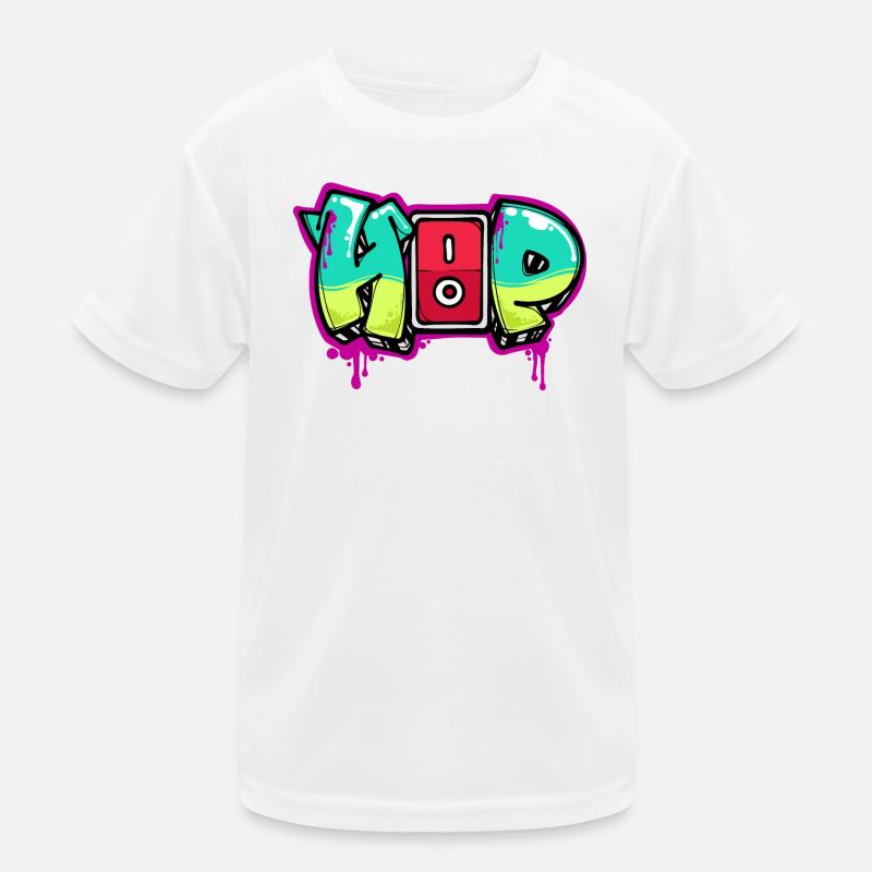 Strassenkunst Graffiti Spraydose Kunst Spruch Kinder Funktions-T-Shirt