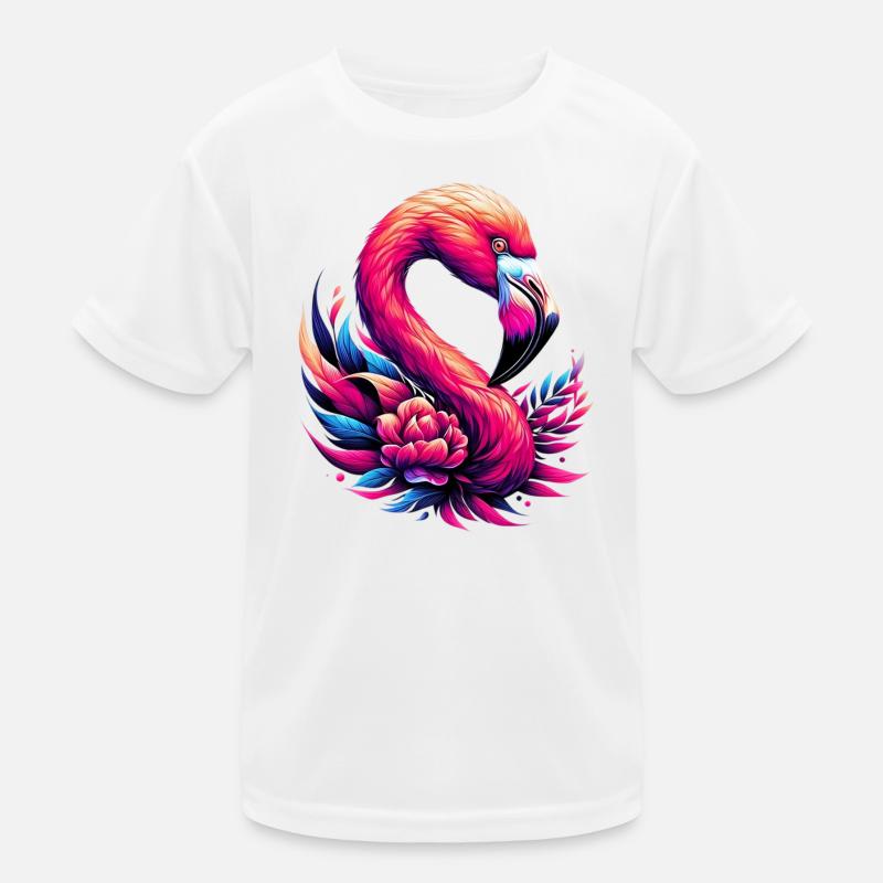 Flamingo Kinder Funktions-T-Shirt