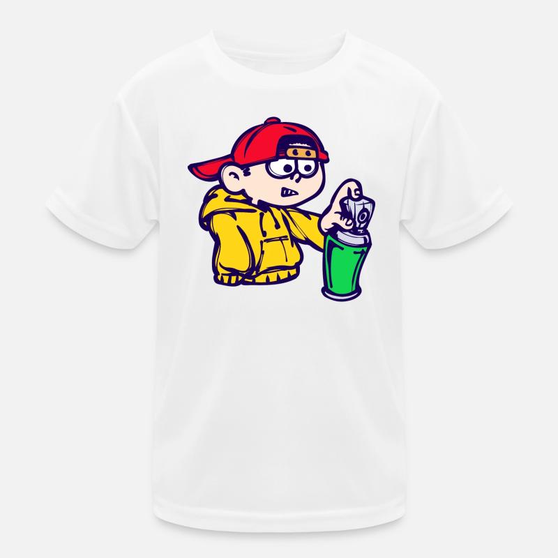Strassenkunst Wildstyle Sprayer Graffiti Spraydose Kinder Funktions-T-Shirt