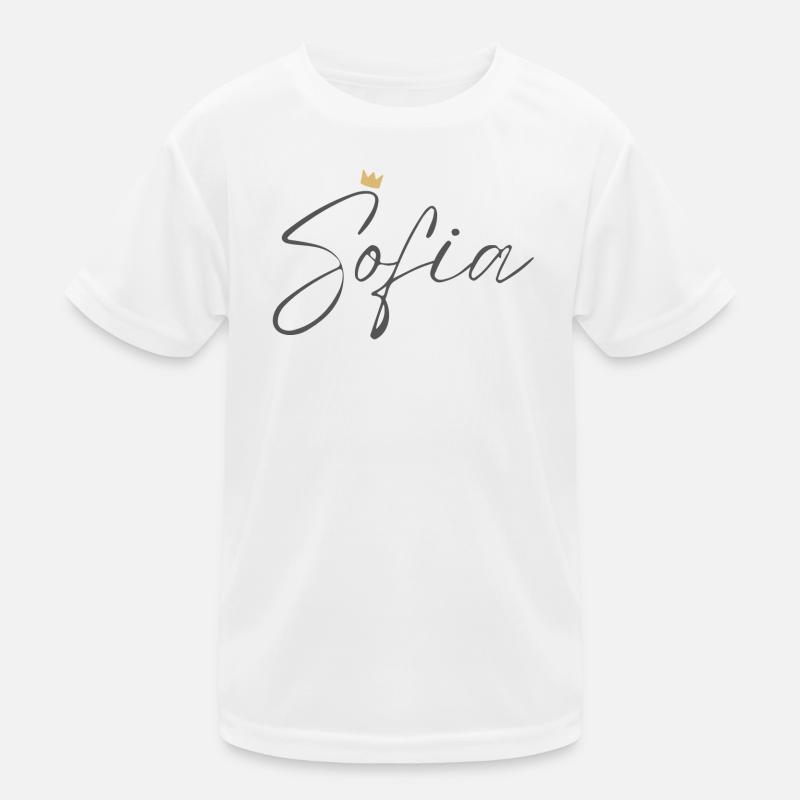 Chemise esthétique de la Princesse Héritière de Sofia T-shirt sport Enfant