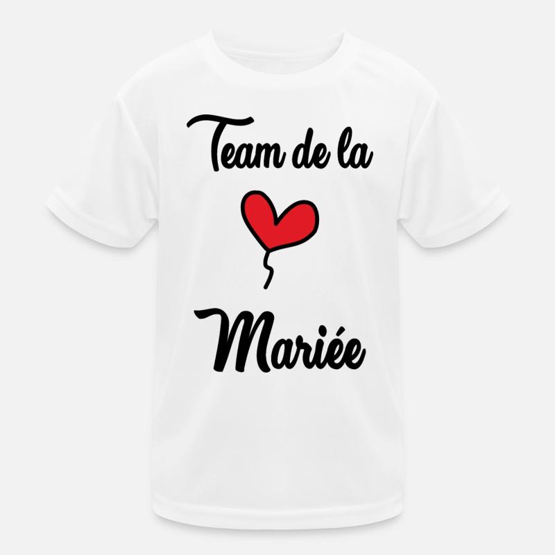 EVJF. TEAM MARIEE T-shirt sport Enfant