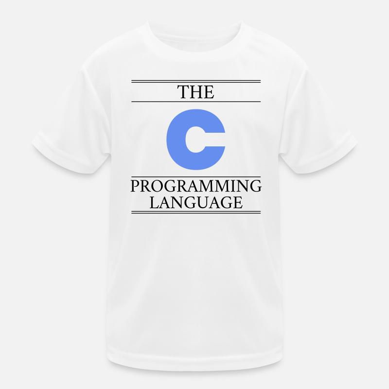 The C Programming Language - Kids Functional T-Shirt - white