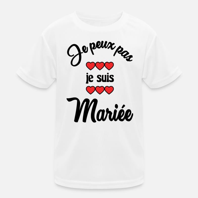 ICH KANN NICHT, ICH BIN VERHEIRATET Kinder Funktions-T-Shirt