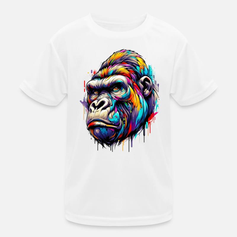 Gorilla Kinder Funktions-T-Shirt