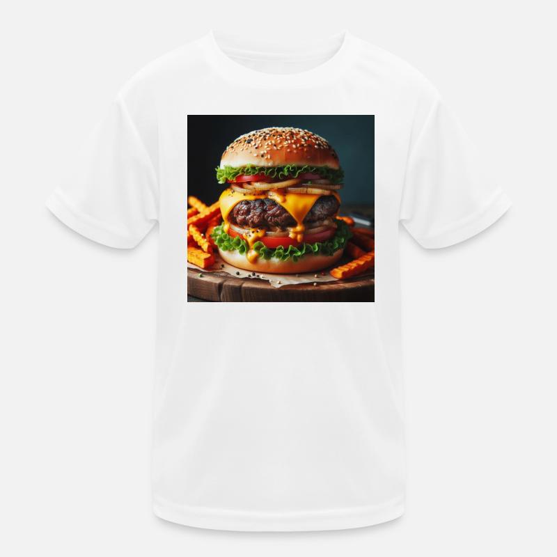 Voller Burger Kinder Funktions-T-Shirt