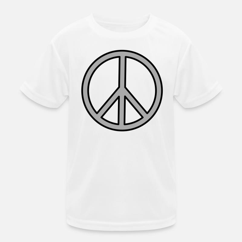 Signe de paix T-shirt sport Enfant