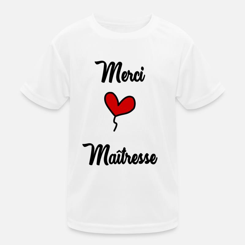 MERCI. MAÎTRESSE T-shirt sport Enfant