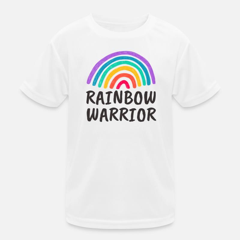 Rainbow Warrior Kinder Funktions-T-Shirt