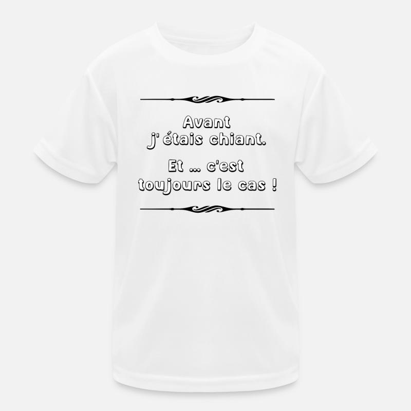 Früher war ich langweilig Kinder Funktions-T-Shirt