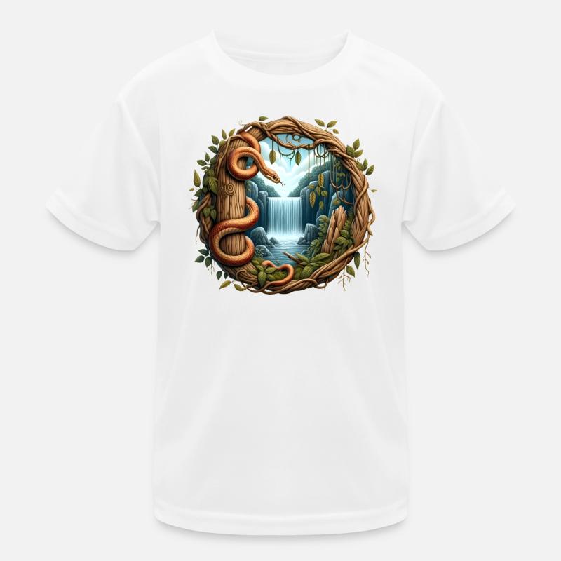 File d’attente devant la cascade T-shirt sport Enfant