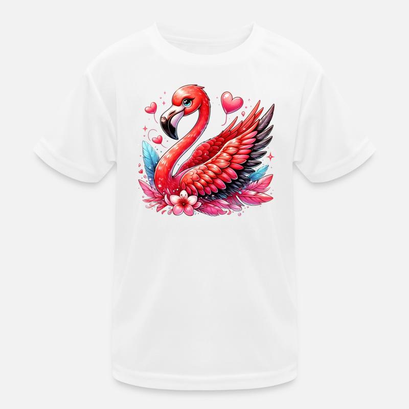 Flamingo Kinder Funktions-T-Shirt