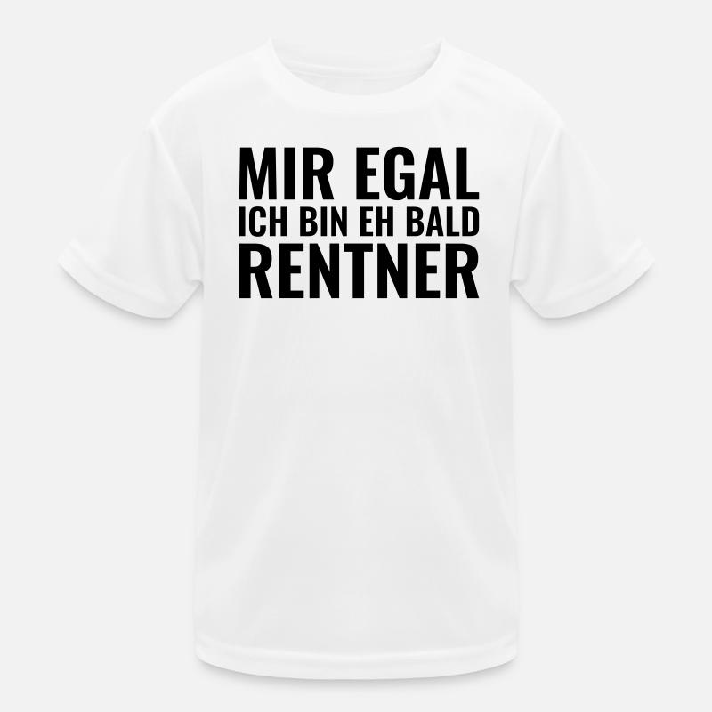 Rentner Kinder Funktions-T-Shirt