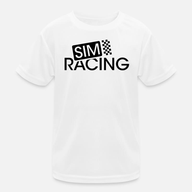 Voiture de course Simracing Driver Logo Sim Racer T-shirt sport Enfant