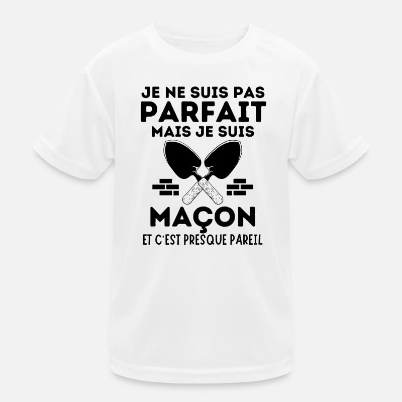 Maçon maçonnerie T-shirt sport Enfant