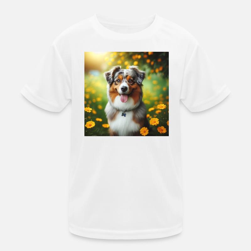 Australian Shepherd Kids Functional T-Shirt