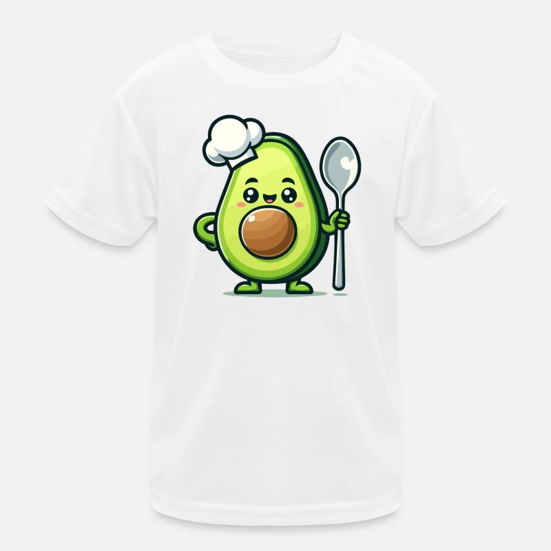Chef Avocuddle : le génie gourmet du guacamole T-shirt sport Enfant