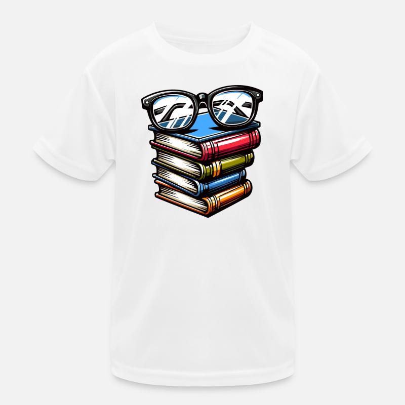 Book Smarts: The Scholarly Stack Kids Functional T-Shirt