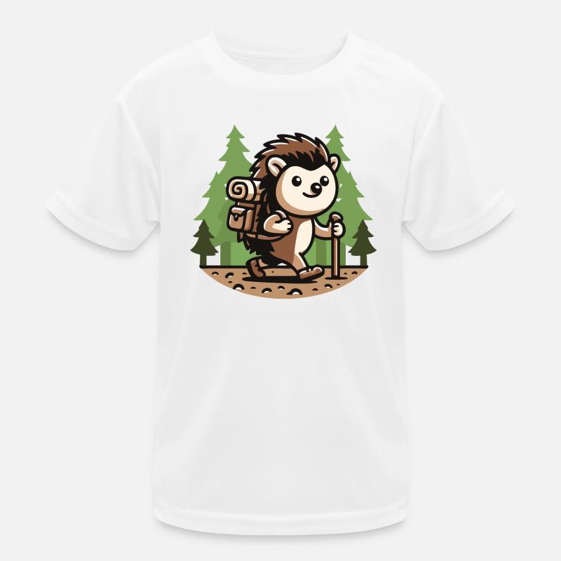 Trail Trekker : Le hérisson de randonnée T-shirt sport Enfant