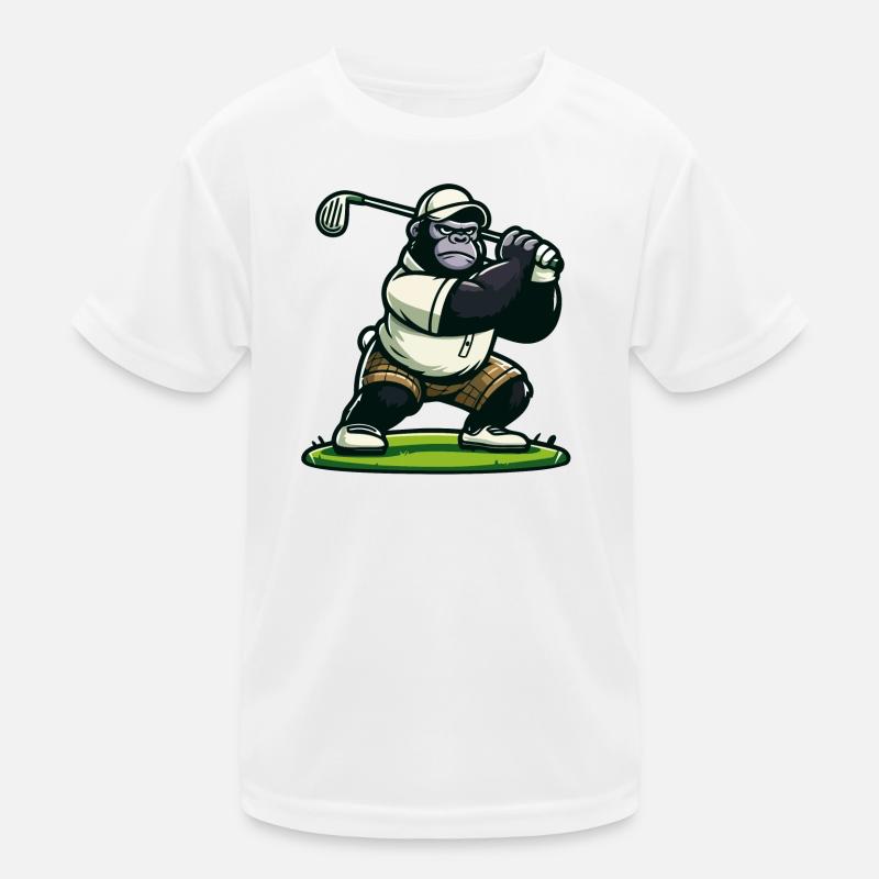 Golf Gorilla Kids Functional T-Shirt