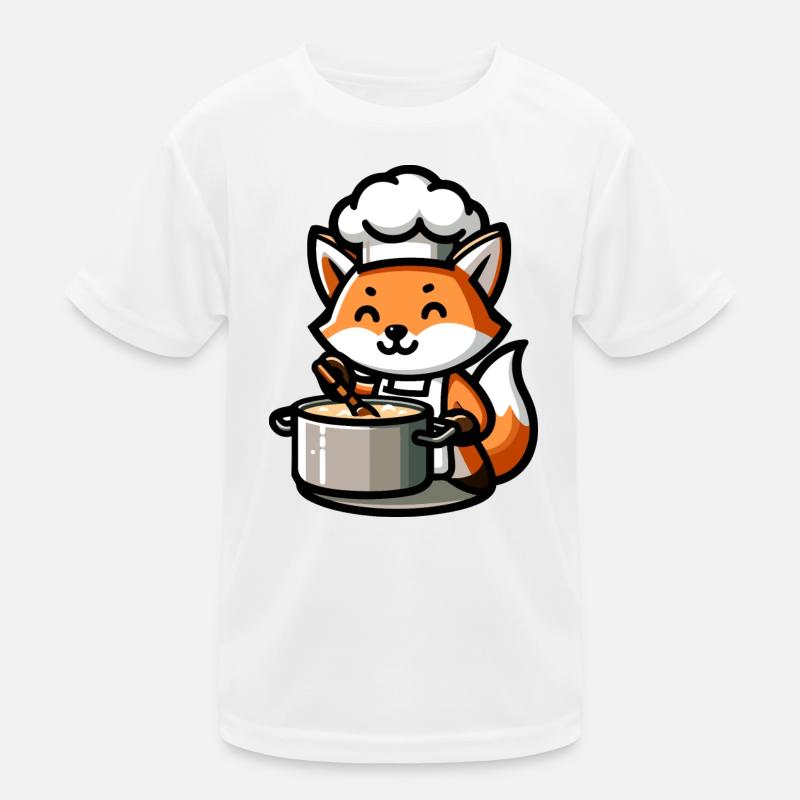 Culinary Kit: The Foxy Chef Kids Functional T-Shirt
