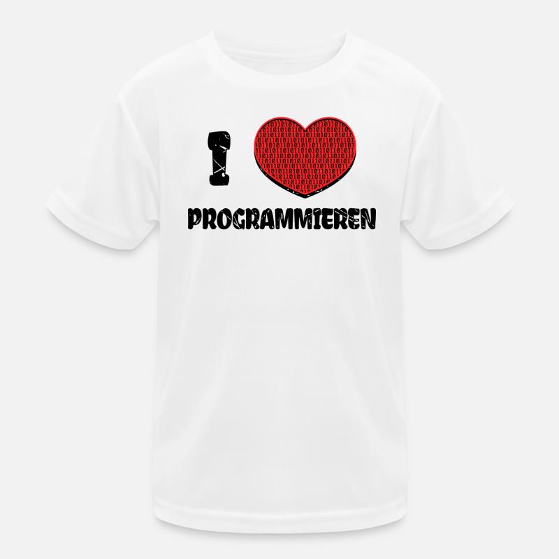 Developer Heart Web Developer Statement Computer Kids Functional T-Shirt