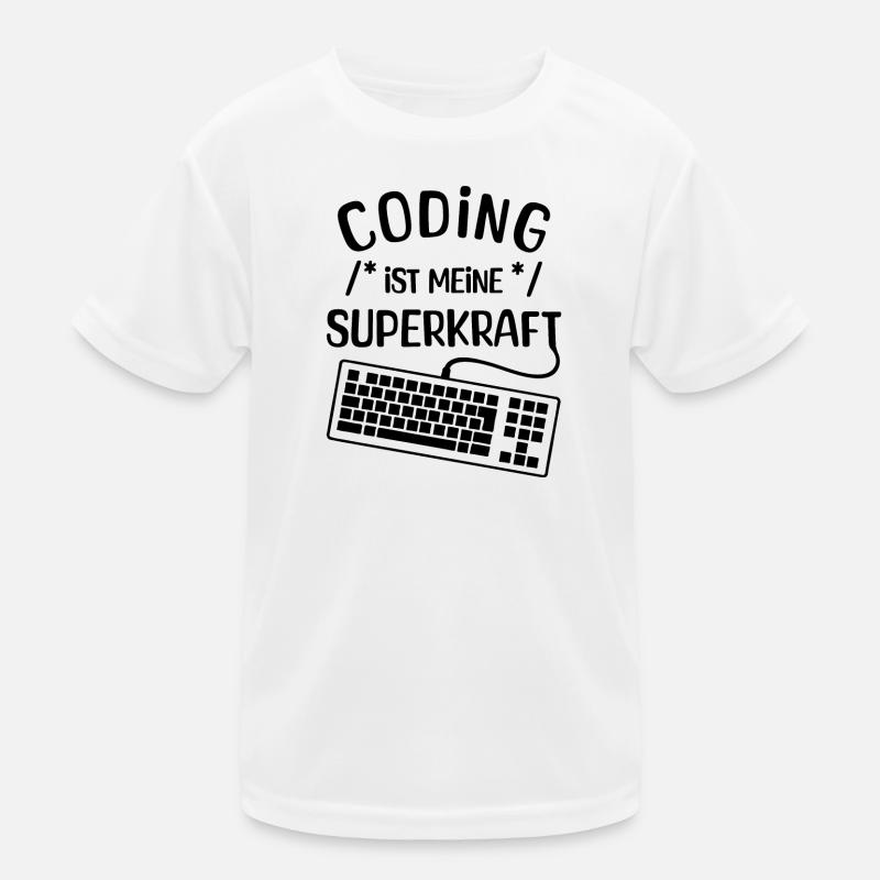 Computer Code Statement Developer Computerfreak Kinder Funktions-T-Shirt