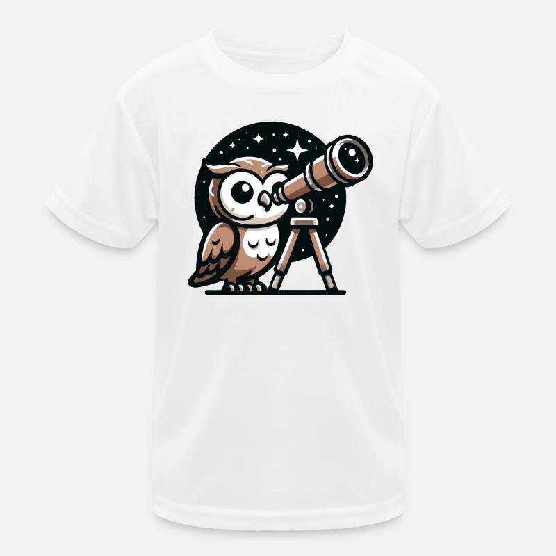 Stargazer Hoot: Die Himmlische Eule Kinder Funktions-T-Shirt