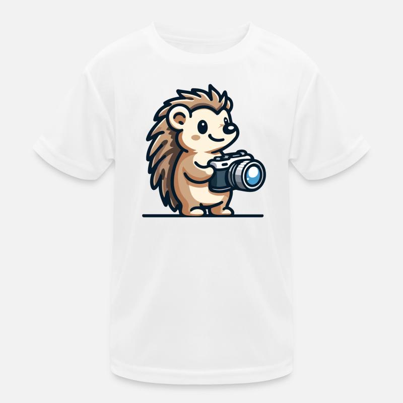 Snapshot Hedgehog: The Shutterbug Buddy Kids Functional T-Shirt