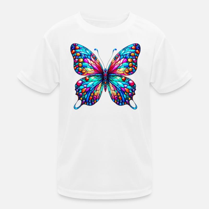Schmetterling Kinder Funktions-T-Shirt