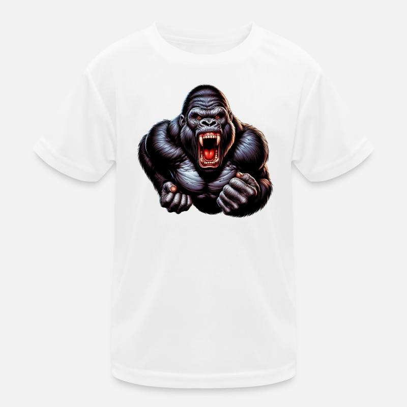 Gorilla Kinder Funktions-T-Shirt