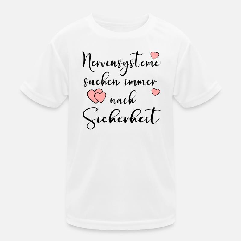 NERVENSYSTEME SICHERHEIT Kinder Funktions-T-Shirt