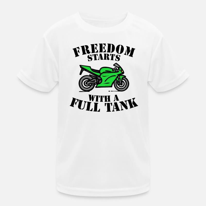 Engine Refueling Statement Gas Station Energy Storage Kids Functional T-Shirt