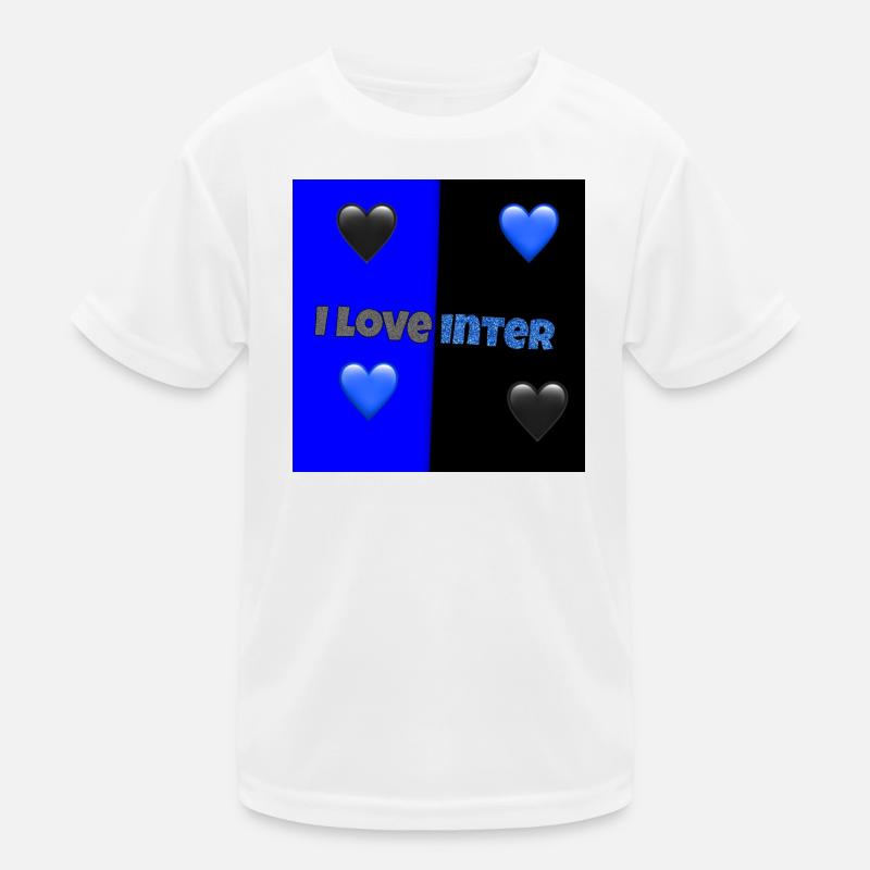 Ich liebe Inter Kinder Funktions-T-Shirt