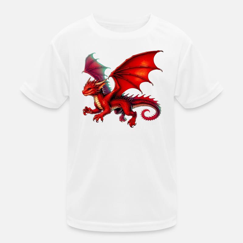 Drache Kinder Funktions-T-Shirt