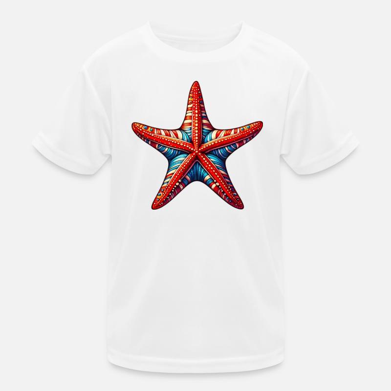 Seestern Kinder Funktions-T-Shirt