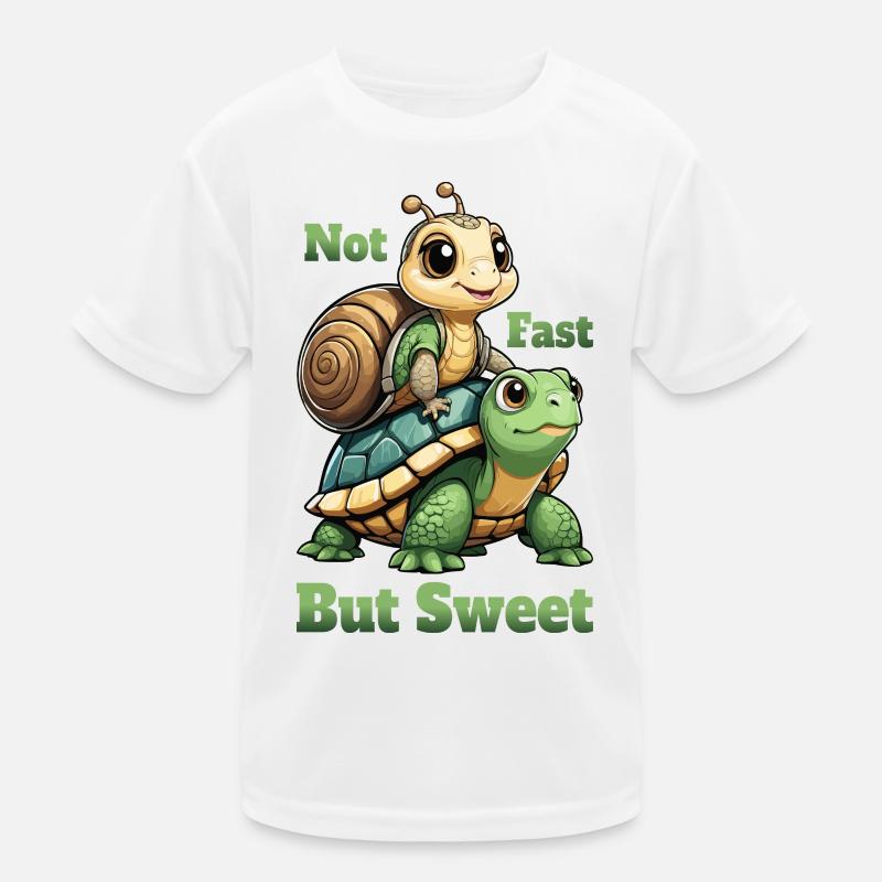Tortue et escargot T-shirt sport Enfant