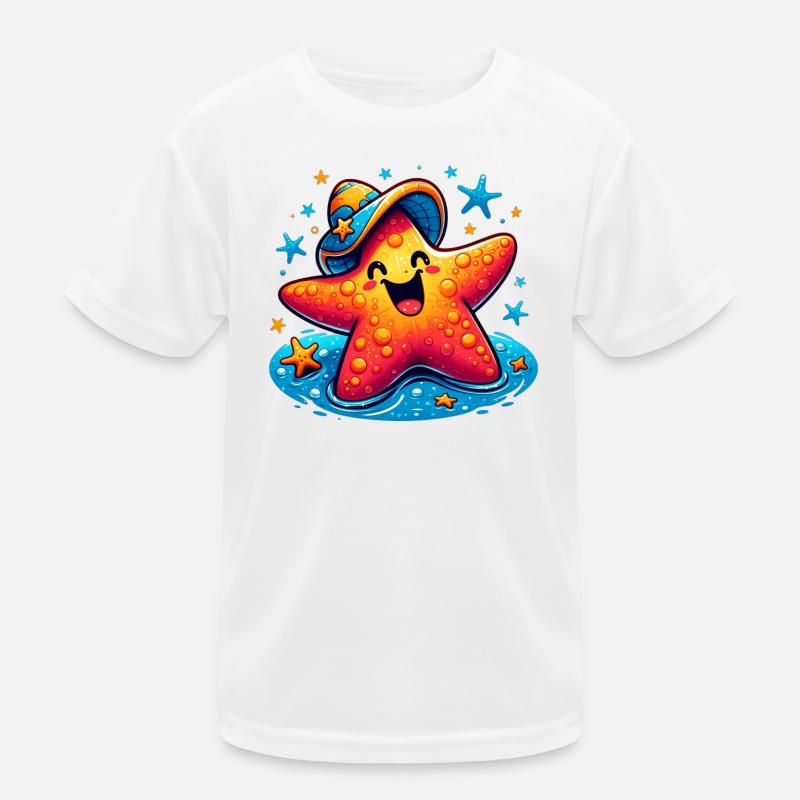 Seestern Kinder Funktions-T-Shirt