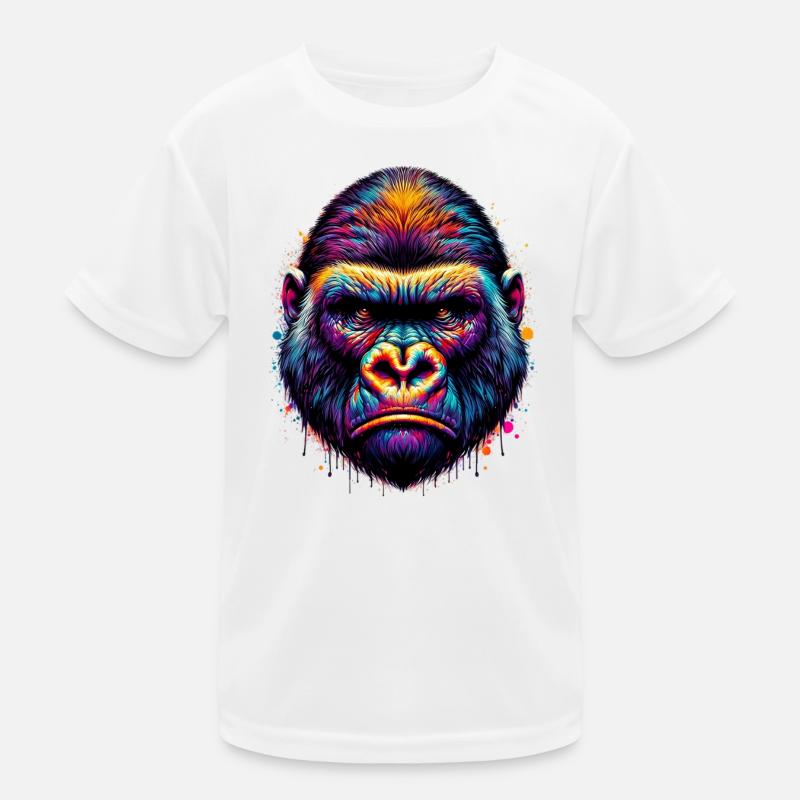 Gorilla Kinder Funktions-T-Shirt