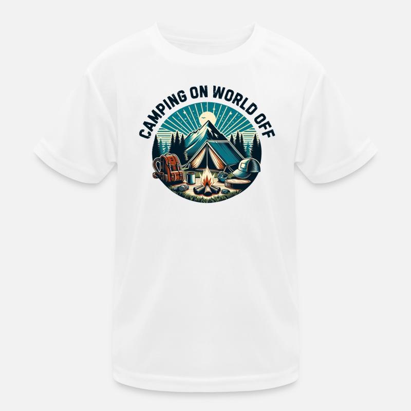 Camping sur le monde T-shirt sport Enfant
